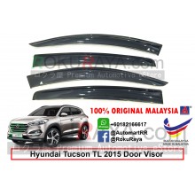 Hyundai Tucson TL (3rd Gen) 2015 AG Door Visor Air Press Wind Deflector (Big 12cm Width)